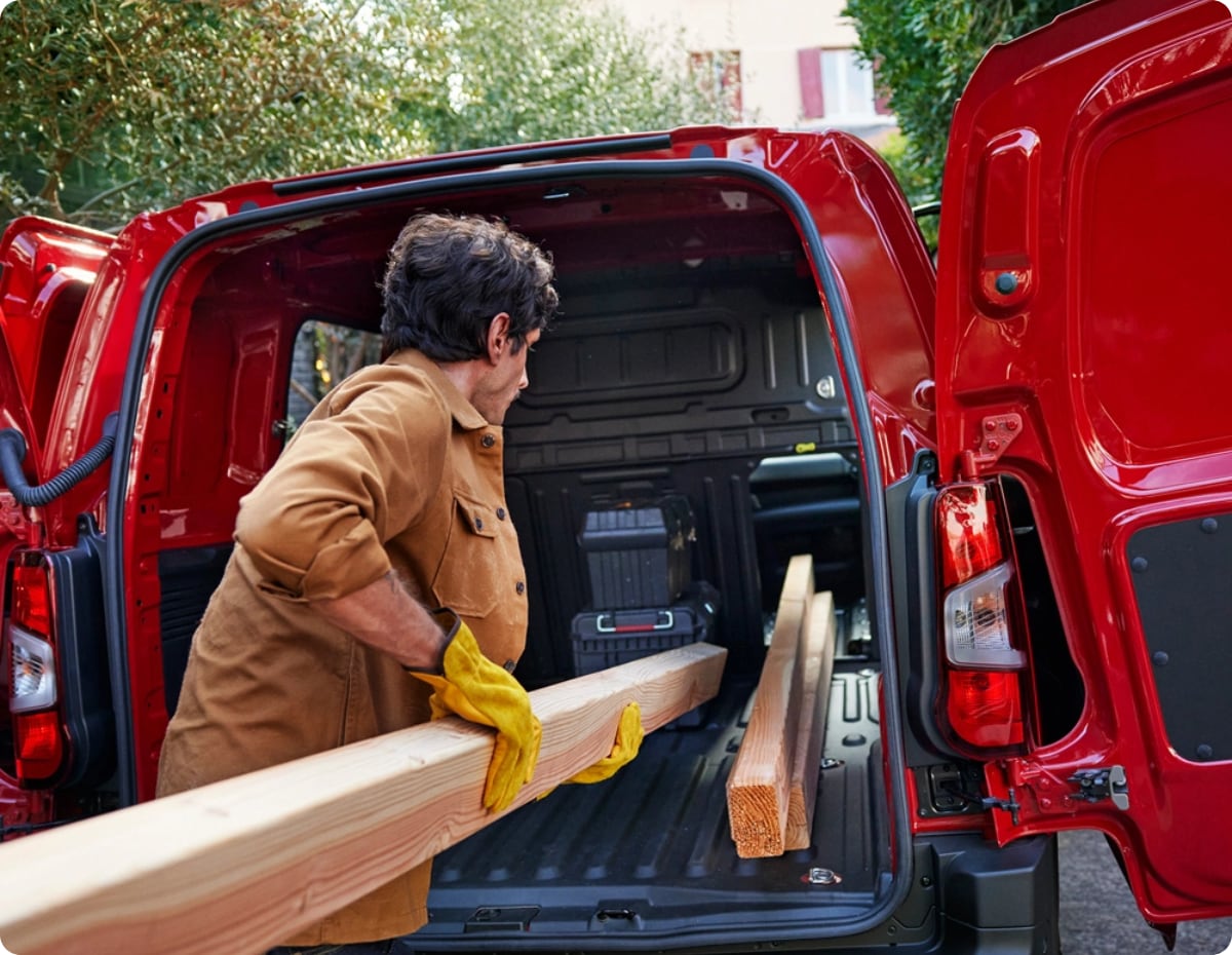 ë-Berlingo Van zijaanzicht