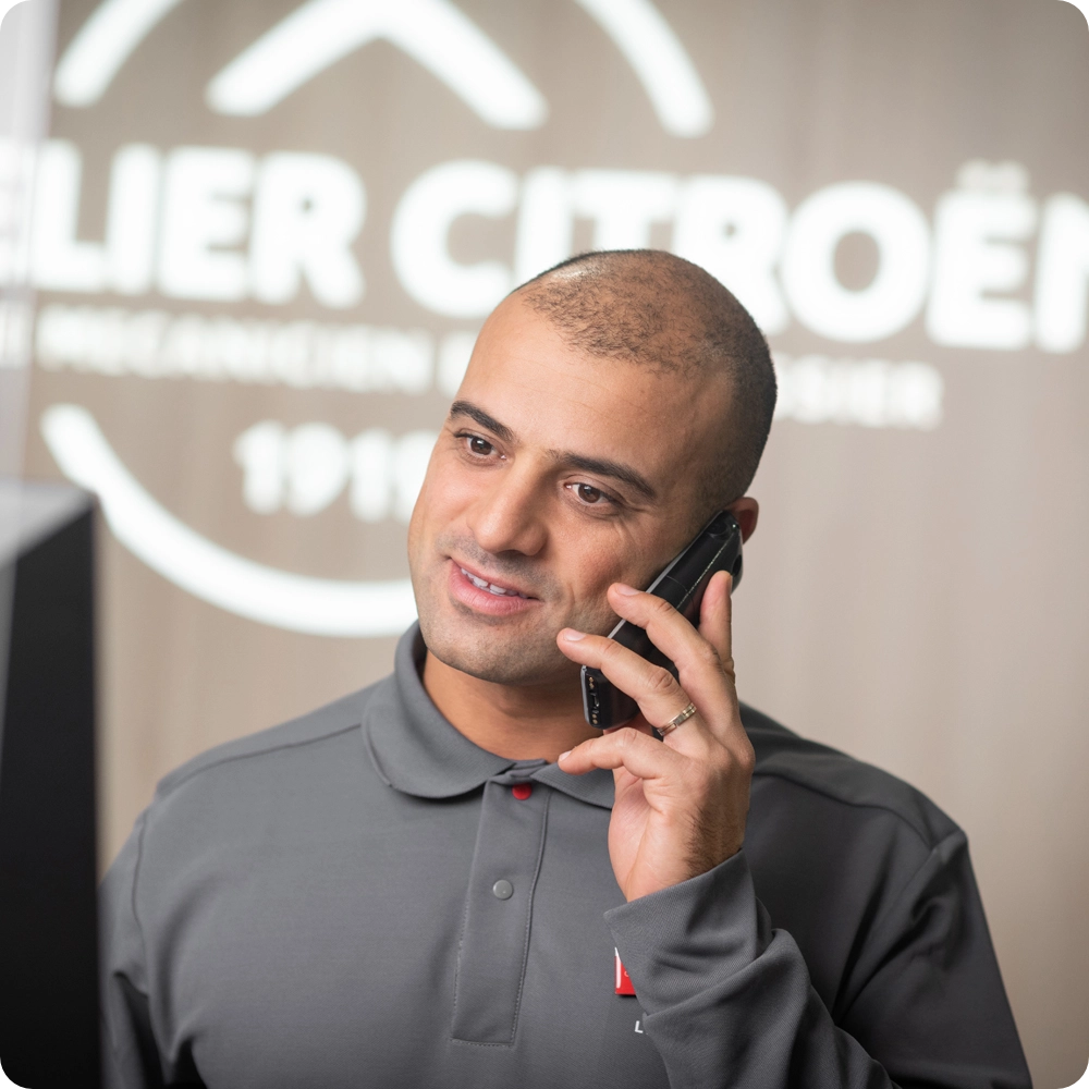 Serviceomgeving met aandacht voor preventief onderhoud aan een Citroën Berlingo Van, met focus op betrouwbaarheid en professionele ondersteuning.