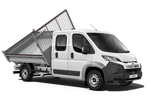 Jumper Chassis dubbele cabine 3-weg Kipper