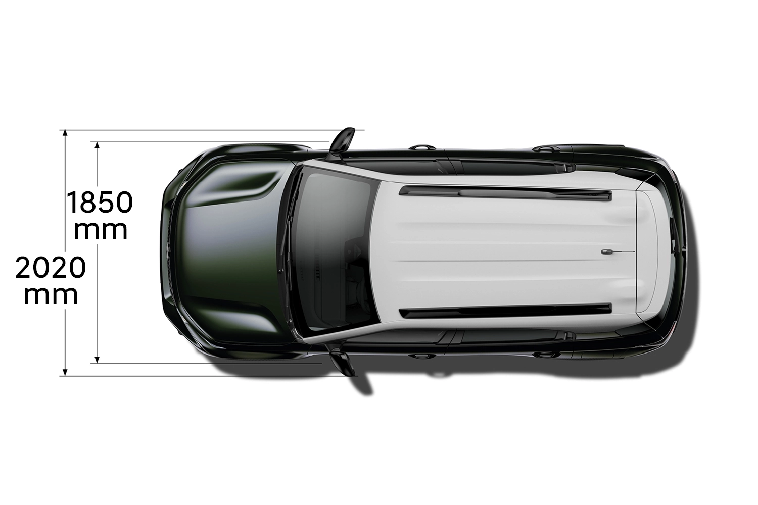 Multi‑aanzicht van de Citroën C3 Aircross SUV met volledige buitenmaten en interieurvolumes voor praktische en betaalbare mobiliteit.