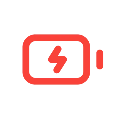 Close‑up van een laad‑icoon bij de Citroën Ami x Outdoor, elektrische auto zonder autorijbewijs, als illustratie van snel en eenvoudig opladen.