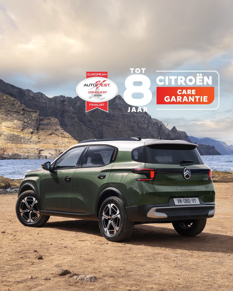 Nieuwe C3 Aircross op een strand