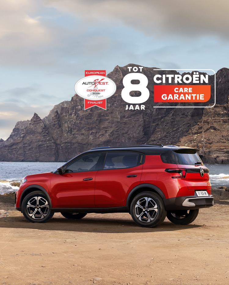 Nieuwe ë-C3 Aircross op een strand