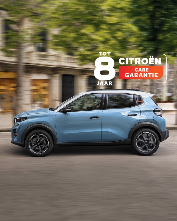 C3 op een weg in de stad